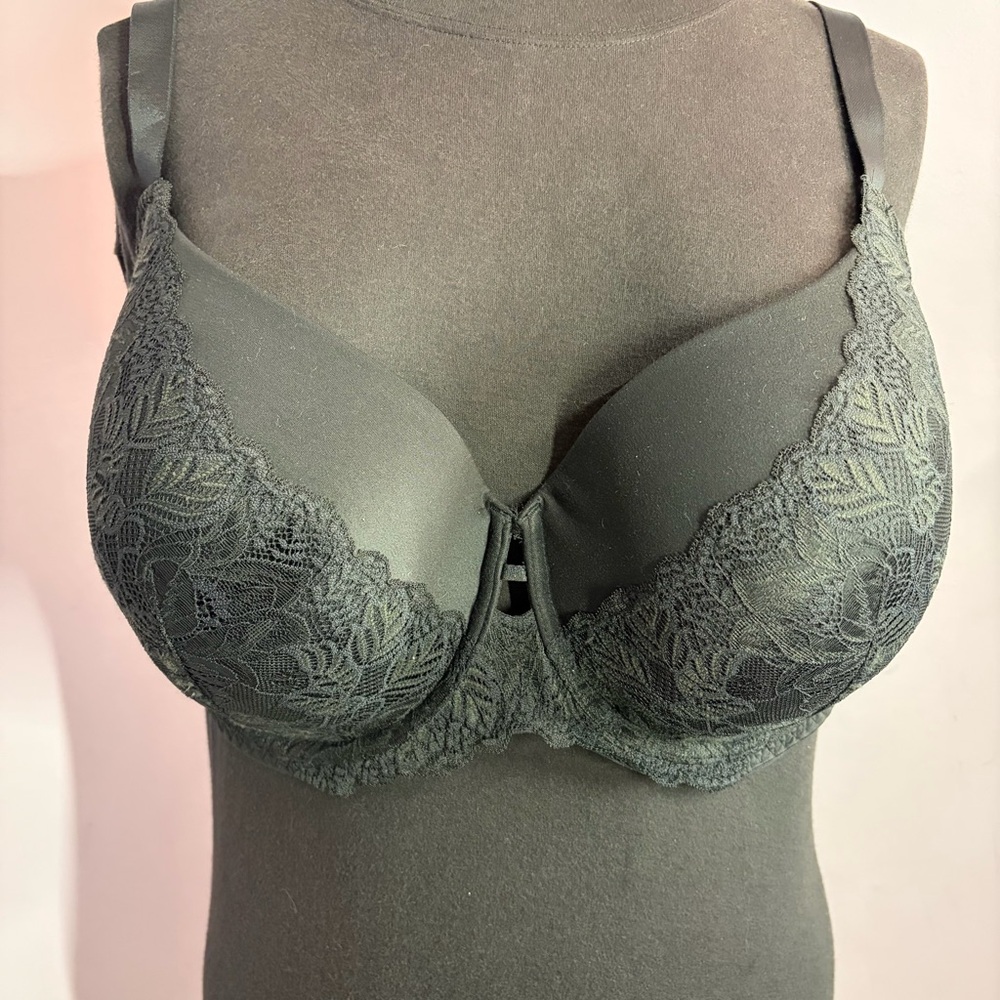 Auden Black Lace Bra, NWT, Size 46DDD